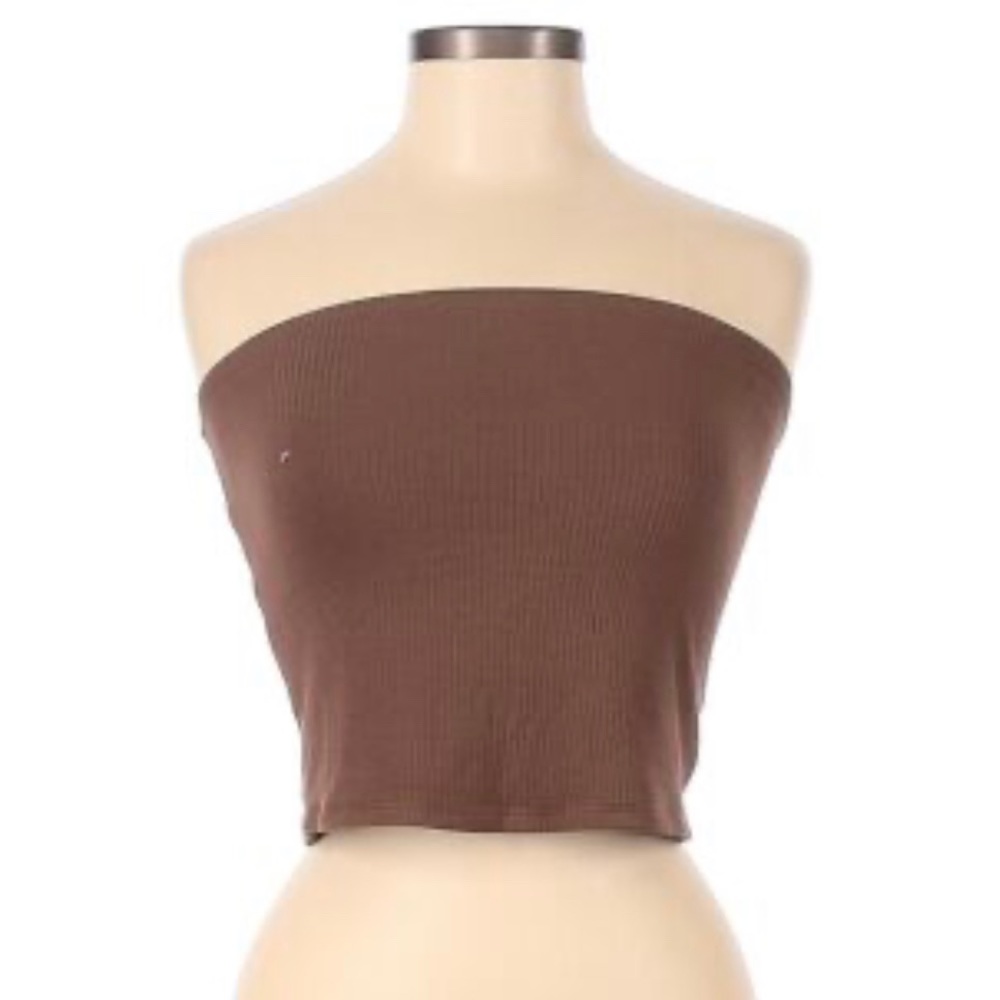 American Eagle Brown Crop Top/Tube Top